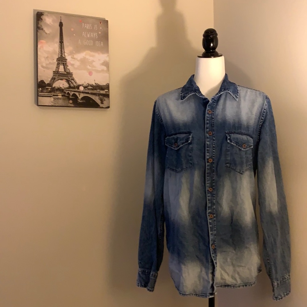 COURAGE | denim button down